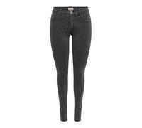 Only Damen Onlrain Reg Skinny Dnm Noos Dark Grey Denim L/30L