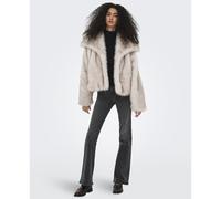 Only Dawn Faux Fur Jacket CHOCOLATE LARGE