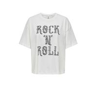 Only 'Dolly' Rhinestone Jersey T-Shirt Cloud Dancer