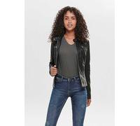 ONLY BANDIT PU BIKER NOOS, Women's Leather, Black (Black C-N10), 6 UK (34 EU)