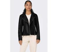 Only Faux Leather Jacket Black