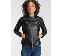Only Faux Leather Jacket Metallic