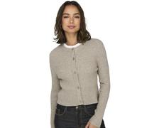 ONLY Women's Onlkatia Ls Button Cardigan Nca KNT Sweater, Mocha Meringue/Detail: w. Melange, M
