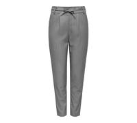 ONLY Female Classic Trousers, Light Grey Melange/Stripes: w. Clouddancer Stripes, XXS / 32L