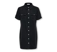 ONLY Female Denim Dress Onllisa Short Dress, Washed Black, S