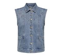 Women's denim jacket Only Waistcoat Bleu S