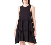 ONLY Female Dress Sleeveless Plain, Black, L