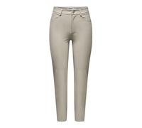 ONLY Women's Onlemily Hw St ANK Faux Leather PNT Noos Trouser, Silver Lining, XL / 30L