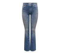 ONLY Female Flared Fit Jeans ONLBLUSH Medium Waist Flared Jeans, Medium Blue (Medium Blue Denim), S / 32L