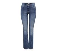 ONLY Female Flared Fit Jeans ONLBLUSH Medium Waist Flared Jeans, Medium Blue (Medium Blue Denim), XL / 30L