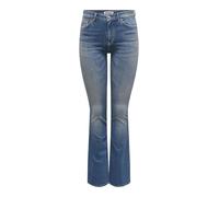 ONLY Female Flared Fit Jeans ONLBLUSH Medium Waist Flared Jeans, Medium Blue (Medium Blue Denim), XL / 32L