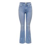ONLY Female Flared Fit Jeans ONLBLUSH Medium Waist Flared Jeans, Special Bright Blue Denim, S / 30L
