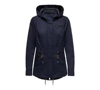 ONLY Female Jacket Linen Parka, Graphite Blue, XL