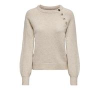 ONLY Female Knitted Jumper Onlemma Knitted Jumper, Pumice Stone, S