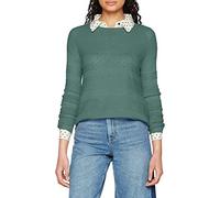 ONLY Female Knitted Jumper Plain, Green (Chinois Green), XS