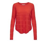ONLY Female Knitted Jumper Plain, Red Clay, S