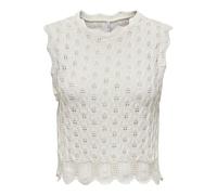 ONLY Female Knitted top, Sleeveless, Cloud Dancer, XS