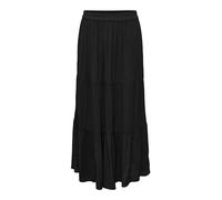 ONLY Female Skirt Medium Waist Long Skirt, Black, XL