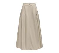 ONLY Women's Onlzora Hw Long Pleat Skirt PNT, Oxford Tan, S