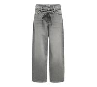 ONLY Female Straight-Fit Jeans Onlgianna Medium Waist Balloon Cut Jeans, Medium Grey Denim, 30W x 32L