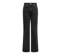 ONLY Female Straight-Fit Jeans ONLSilje High Waist Wide Jeans, Washed Black, 30W x 34L