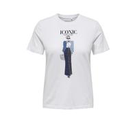 ONLY Female T-Shirt Onlemma T-Shirt, Bright White 1., M
