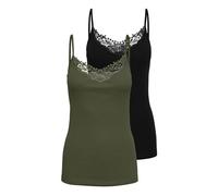 ONLY Female Tank Top ONLKIRA Tank Top, Black Olive, XS