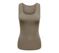 ONLY Women's Onlea S/L 2-Way fit top JRS Noos, Walnut, M