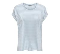 ONLY Women's Female Onlmoster Basic top with O-Neck and Short Sleeves for Casual wear, Clear Sky, M