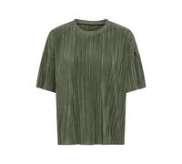 ONLY Women's Onlravenna S/S Plisse Top Noos JRS T-Shirt, Four Leaf Clover, S
