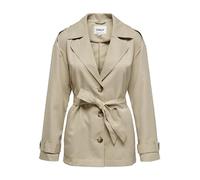 ONLY Women's Onlline Short Trenchcoat OTW Noos Trench Coat, Humus, XS
