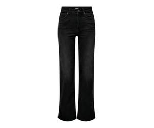 ONLY Female Wide Cut ONLMADISON Blush HW Wide DNM CRO099 NOOS, Washed Black, 8L UK/XL