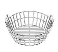 only fire #8567 Charcoal Ash Basket Stainless Steel Charcoal Holder with Handles, Fits for Kamado Joe-Joe Junior Grill