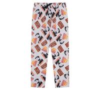 Only Fools and Horses 100% Cotton Mens Lounge Trousers All Over Print Pyjama Bottoms, OFAH, XXL, Grey