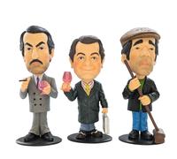 Only Fools and Horses Bobble Head Vinyl 6 Inch Figures Set of 3 - Del Boy, Trigger, Boycie