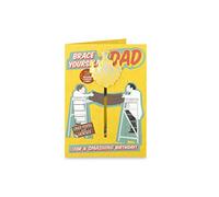 Only Fools and Horses Brace Yourself Dad Sliding Chandelier Birthday Card A5