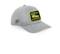 Only Fools and Horses Cushty Cap Embroidered Patch Hat Baseball Cap Urbanwear 5 Pannel Snapback Light Grey
