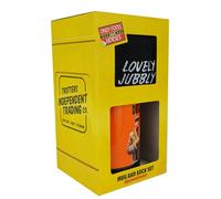 Only Fools and Horses Daves Mug & Socks Gift Set | Retro 80s TV Show Novelty Mug + Black Cotton Crew Socks | Gift for Show Fan & Collector | Del Boy & Rodney Lovely Jubbly