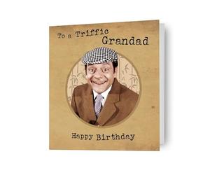 only fools and horses, grandad, birthday card