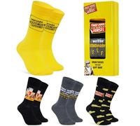 Only Fools and Horses Mens Calf Socks, Funny Pack of 4 Soft Breathable Socks - Gifts for Him