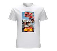 Only Fools and Horses Mens T-Shirt Jolly Boys Outing Del Boy BBC Tv British Funny Tee White XL