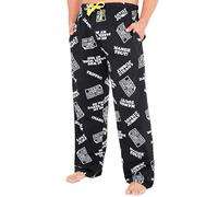 Only Fools and Horses Pyjamas for Men Long PJ Bottoms Loungewear Nightwear Teens Comfy Trousers Lounge Pants with Pockets Sleepwear Funny Gifts for Men (3XL, Black)