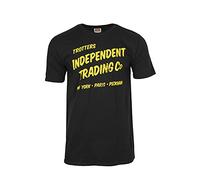 Only Fools and Horses Trotters Independent Traders Official T Shirt (L, Black)