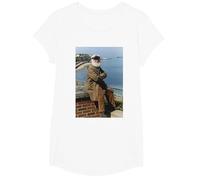 Only Fools and Horses Uncle Albert Actor Buster Merryfield T-Shirt, Girls, White, X-Small