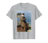 Only Fools and Horses Uncle Albert Actor Buster Merryfield T-Shirt, Men, Heather Grey, Large