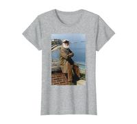 Only Fools and Horses Uncle Albert Actor Buster Merryfield T-Shirt, Women, Heather Grey, 3X-Large