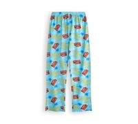 Only Fools & Horses Mens Pyjama Lounge Pants | Mange Tout All Over Print Graphic Pajama Bottoms in Blue | Classic Logo Pal Tree Flexible Waist Loungewear Apparel | Classic TV Comedy Show Merchandise