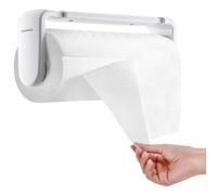 ONLY FOR 24-28CM Roll, ONE HAND Tear Kitchen Roll Holder Under Cabinet/Wall