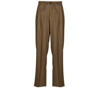 Only Formal trousers ONLHELENA LIFE MEL HW STRI WIDE PANT TLR in Brown UK 14