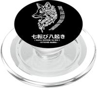 Only Fox God Knows. Nana korobi ya oki. Fall Seven Times PopSockets PopGrip for MagSafe